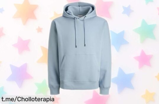 Sudadera Jack & Jones con capucha y hombros al aire a precio locura, luce moderno sin esfuerzo: ¡no dejes escapar este chollo y siéntete único cada día!