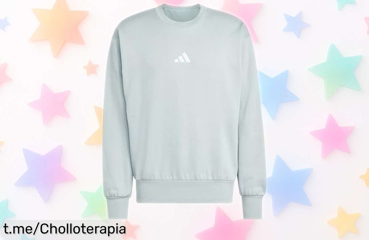 Sudadera adidas Essentials hombre con diseño clásico y rebaja que vuela, ¡aprovecha este super chollo antes de quedarte sin la tuya y siéntete increíble ya!