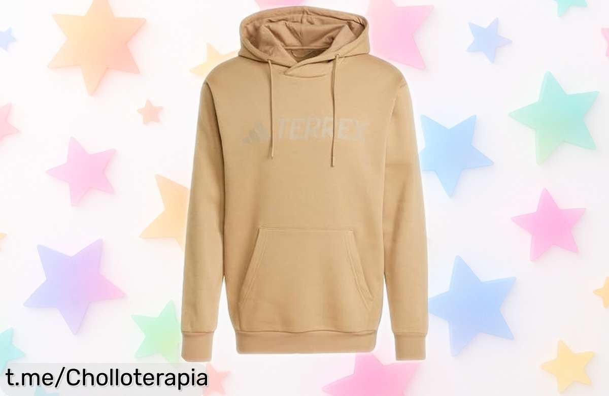 Sudadera adidas Terrex para hombre con interior suave y bolsillo gigante: precios rebajados en un ofertón que te hará sentir genial cada día, ¡corre antes de quedarte sin la tuya!