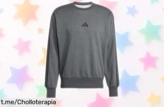 Sudadera adidas para hombre con estilo clásico y detalles únicos, rebajada a un precio de ganga ¡Corre que vuelan y siéntete espectacular al llevarla!