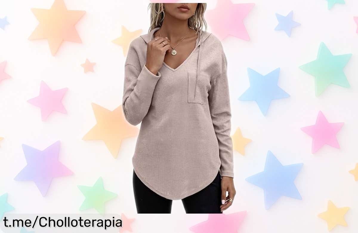 Sudadera con capucha CheChury súper chic en oferta, diseño sexy y perfecto para cualquier ocasión; aprovecha este descuentazo limitado y lleva la mejor vibra contigo.