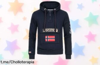 Sudadera con capucha Geographical Norway: calidad top a precio rebajado, un super chollo que no puedes dejar escapar ¡Estilo asegurado en cada momento!