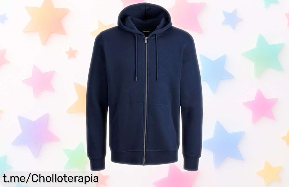 Sudadera con capucha Jack & Jones ideal para cada día, ¡rebaja increíble por tiempo limitado! Dale un giro a tu estilo y no dejes que se te escape este ofertón.