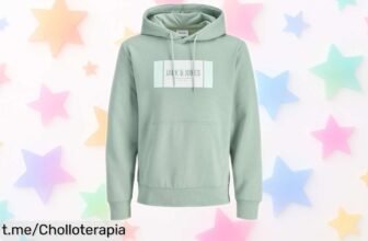 Sudadera con capucha Jack & Jones para hombre: precio rebajado que no vas a creer, super chollo ideal para lucir bien este otoño e invierno. ¡Renueva tu estilo y sé el centro de atención!