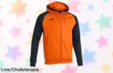 Sudadera con capucha Joma ligera y con estilo único, ¡rebajada a un precio de ganga! No pierdas la oportunidad de moverte libremente.