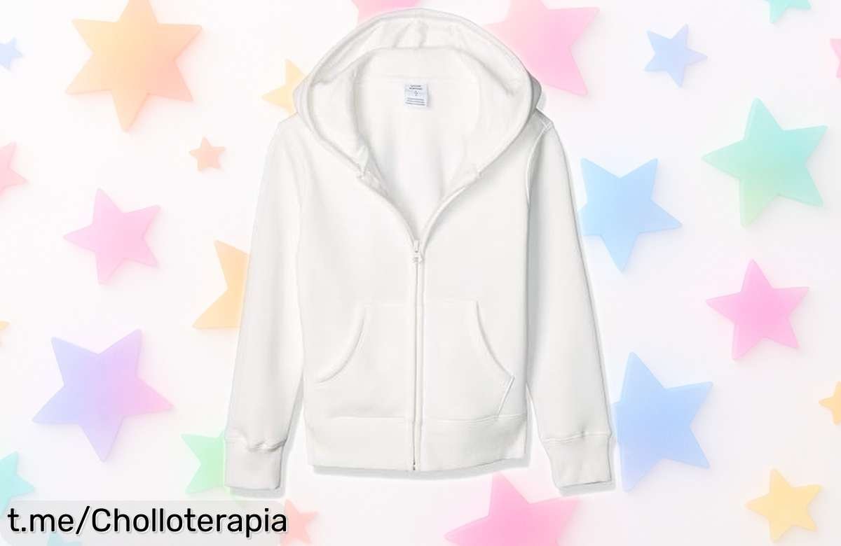 Sudadera de forro polar con capucha para niña Amazon Essentials, precio rebajado que no podrás dejar escapar. Hazla sonreír y realza su estilo ¡Compra ahora este super chollo!