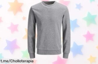 Sudadera gris Jack & Jones de calidad danesa a precio loco: un super chollo limitado que te hará lucir increíble sin vaciar tu bolsillo. ¡No esperes más y hazla tuya ya!