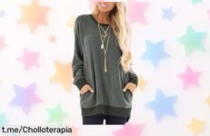 Sudadera mujer Yuson Girl con diseño moderno y colores vibrantes, llevas un chollo espectacular que resaltará tu estilo ¡aprovéchalo antes de que se acabe!