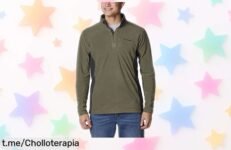 Sudadera polar Columbia Klamath con media cremallera a precio rebajado, siente la libertad y el calor en tus aventuras, ¡no dejes pasar esta oportunidad única!