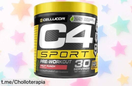 Suplemento C4 Sport para energía explosiva en el gym, ¡aprovecha este super chollo y siente la fuerza de un entrenamiento invencible!