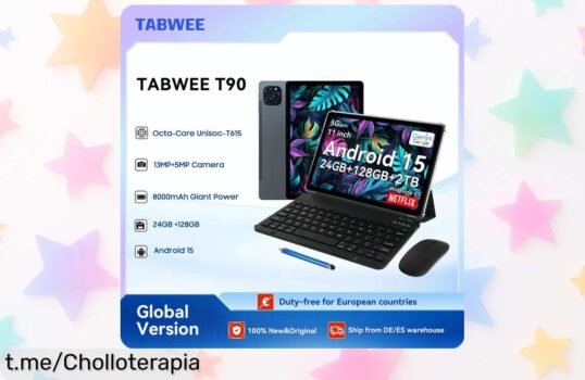 Tableta Gemini AI con 24GB RAM y teclado, caída de precio brutal que no puedes dejar escapar; disfruta tus juegos y tareas al máximo ahora mismo.