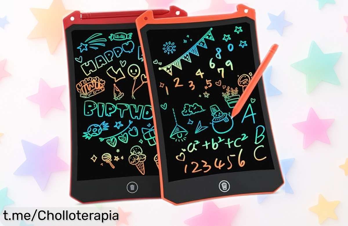 Tabletas de escritura LCD RaceGT 8.5” para niños: creatividad en un botón y ahora a precio rebajado, ¡no pierdas el super chollo que hará felices a los peques!
