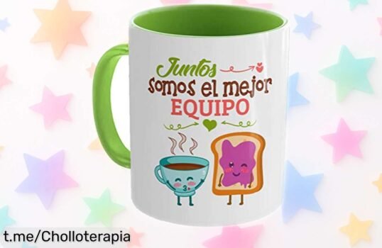 Taza Kembilove para parejas: sorpresas y risas en cada desayuno, ¡precio rebajado que vuela! Ideal para San Valentín, ¡no te quedes sin la tuya y muestra cuánto os queréis!