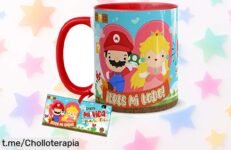 Taza divertida para parejas Kembilove con mensaje especial, ¡rebajada y lista para hacer latir el corazón de tu media naranja! Corre, que volarán las unidades.