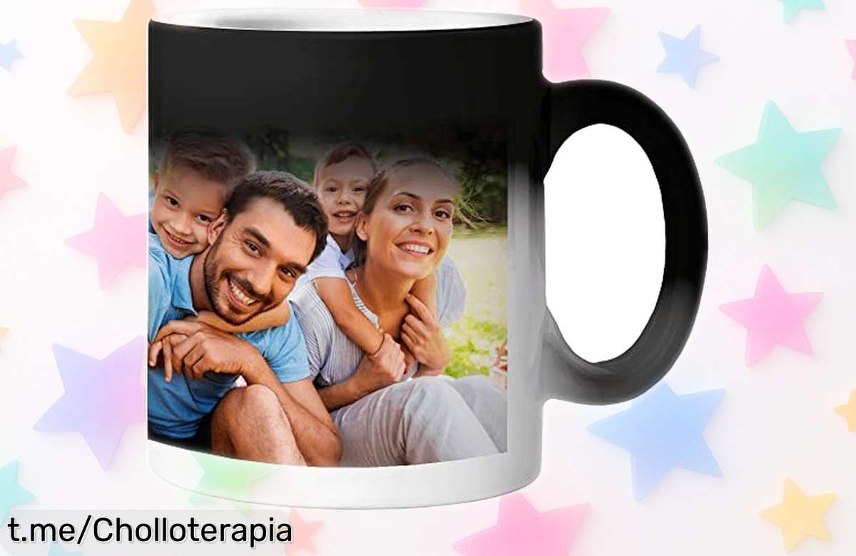 Taza mágica negra con imagen sorpresa al calor a un precio rebajado, ¡haz de cada sorbo un momento especial y no esperes más, las unidades vuelan!
