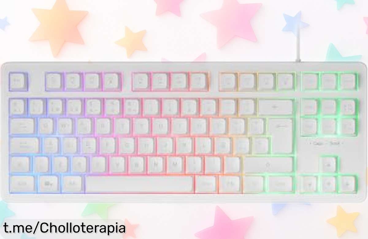 Teclado gaming compacto Mars Gaming con luces FRGB a precio rebajado: ¡prepara tu setup y sorpréndete, la oferta vuela y no volverá!