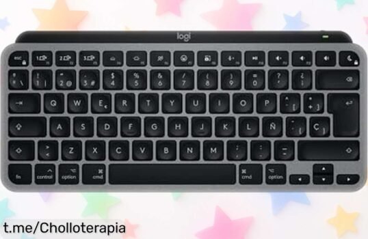 Teclado inalámbrico minimalista Logitech MX Keys Mini para Mac a precio rebajado, super chollo que hará tus escritos más rápidos y fáciles. ¡No dejes pasar esta oportunidad única!