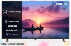 Televisión smart led de 32 pulgadas Philips con sonido Dolby a precio rebajado, un super chollo que hará vibrar tus momentos favoritos ¡No te quedes sin la tuya!