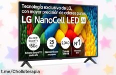Televisor 43 4K NanoCell LG con colores alucinantes y smart IA, ¡rebajado a un precio increíble! No te quedes sin el tuyo, la diversión en casa nunca fue tan asequible.