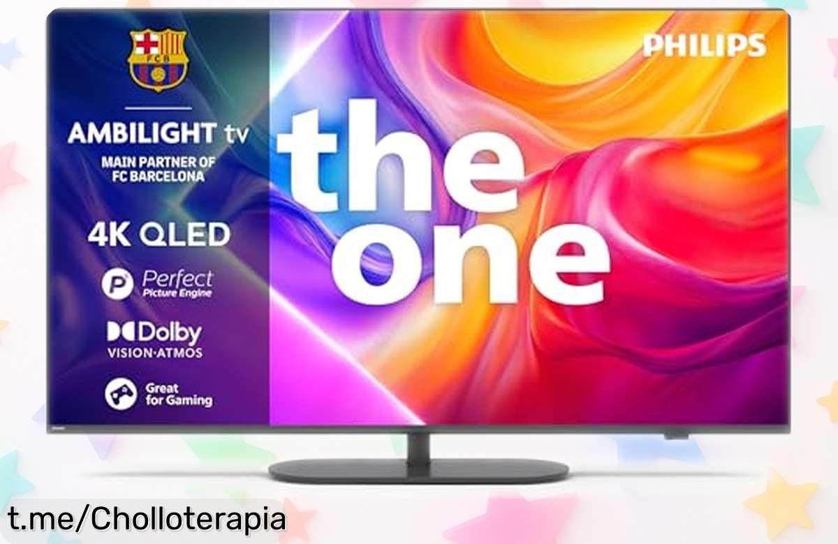 Televisor 4K Smart de 65” Philips Ambilight a precio rebajado: disfruta pelis como nunca y no te pierdas esta oferta limitada. ¡Aprovecha este super chollo ahora mismo!