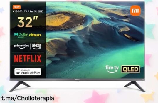 Televisor QLED 32” Xiaomi con Alexa a precio rebajado, corre por esta oferta brutal y transforma tu hogar en un cine inolvidable ¡no lo dejes escapar!