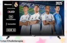 Televisor QLED de 40 pulgadas Hisense con sonido Dolby Atmos a precio rebajado, aprovecha las últimas unidades para disfrutar como nunca antes en tu hogar.