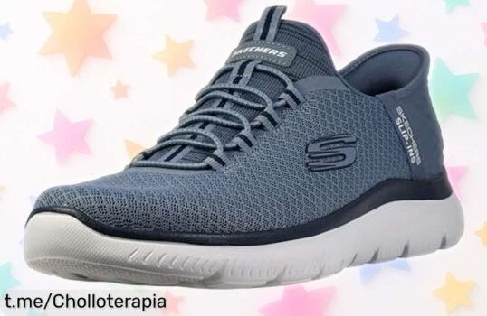 Tenis Skechers Summits con ajuste rápido a un precio rebajado que te hará saltar de alegría, ¡hazte ya con esta oferta increíble antes de que se agoten y camina con estilo!
