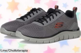 Tenis Skechers para hombre con suela flexible y cordones que no se sueltan, ahora a un precio rebajado. ¡Date prisa antes de que se agoten y siente la libertad en cada paso!