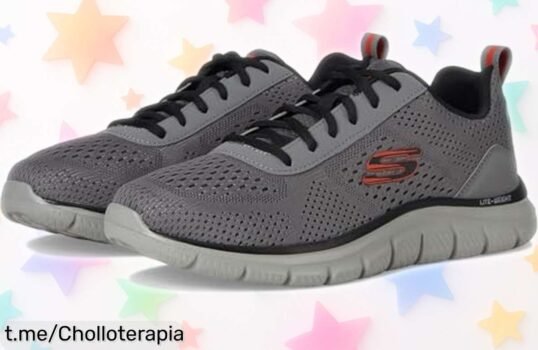 Tenis Skechers para hombre con suela flexible y cordones que no se sueltan, ahora a un precio rebajado. ¡Date prisa antes de que se agoten y siente la libertad en cada paso!