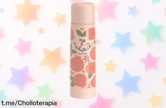 Termo de acero inoxidable Suavinex para bebé que mantiene la temperatura hasta 6 horas, ¡precio rebajado en un super chollo! Asegura frescura y calor en cada paseo, no te lo pierdas.