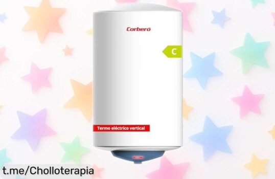 Termo eléctrico Corberó de 80L, ¡ofertón que no se ve dos veces! Agua caliente para toda la familia a un precio de ganga, ¡no te quedes sin el tuyo y siente esa calidez ya!