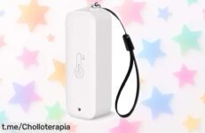 Termómetro WiFi con sensor exterior y rango de 150M a un precio rebajado, fácil de usar para tener tu clima siempre bajo control. ¡No te lo pierdas, corre que vuelan!