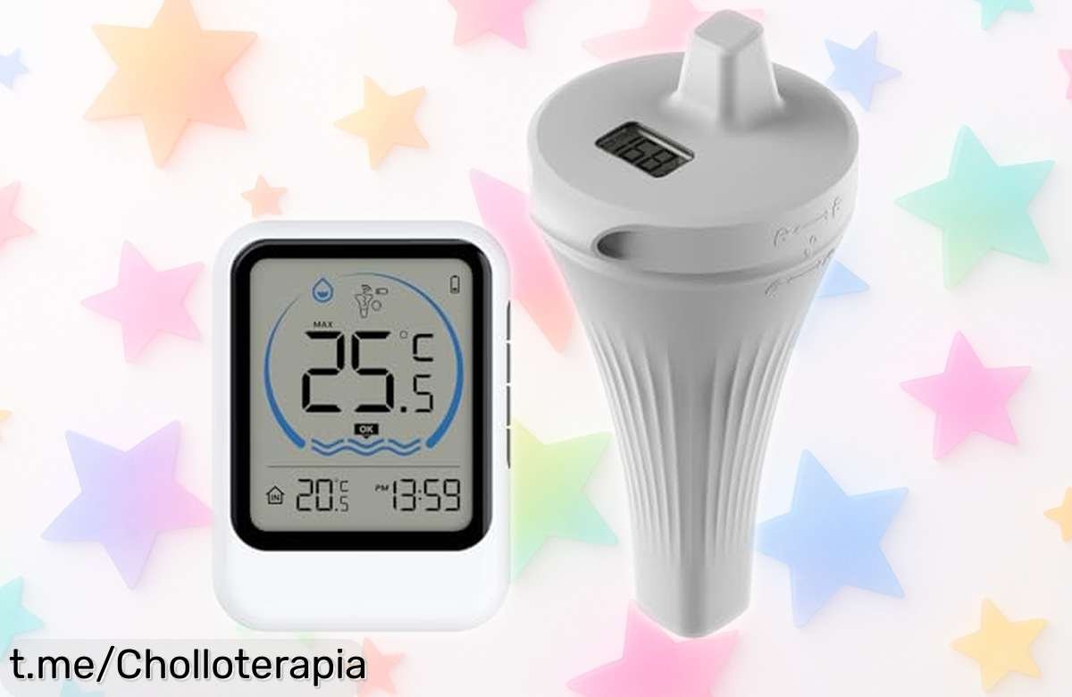 Termómetro digital flotante para piscina y spa con pantalla LCD, la oferta rebajadísima que hará de cada baño un momento perfecto. ¡No te lo pierdas, esta ganga se va volando!
