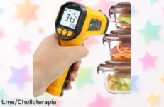 Termómetro infrarrojo digital sin contacto BommFu a precio rebajado, ideal para detectar fallas al instante ¡No dejes escapar este ofertón y mejora tu tranquilidad!