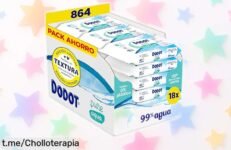 Toallitas Dodot Pure Aqua, el ofertón que protege la piel de tu bebé con un 99% agua; corre ya, ¡esta oportunidad se agota rápido!