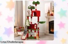Torre para gatos YITAHOME de 190 cm: la diversión ideal con hamaca y juegos, ahora a un precio rebajado por tiempo limitado. ¡Dale a tu mascota el regalo que le hará saltar de alegría!