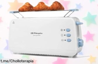 Tostadora Orbegozo de 850 W con 7 niveles y función descongelar, ¡chollo rebajado que volará pronto! Disfruta un desayuno perfecto cada día, no te quedes sin la tuya.