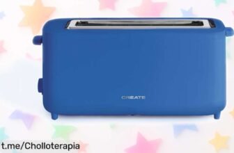 Tostadora de pan CREATE con ranuras anchas y 6 niveles de potencia, ahora a precio rebajado imperdible; no te quedes sin disfrutar desayunos perfectos, ¡aprovecha este ofertón!