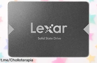 Unidad SSD Lexar rápida y potente con rebaja imperdible, haz que tu PC vuele a 520 MB/s y nunca dejes de disfrutar momentazos. ¡Date prisa antes que se disipe esta oportunidad!