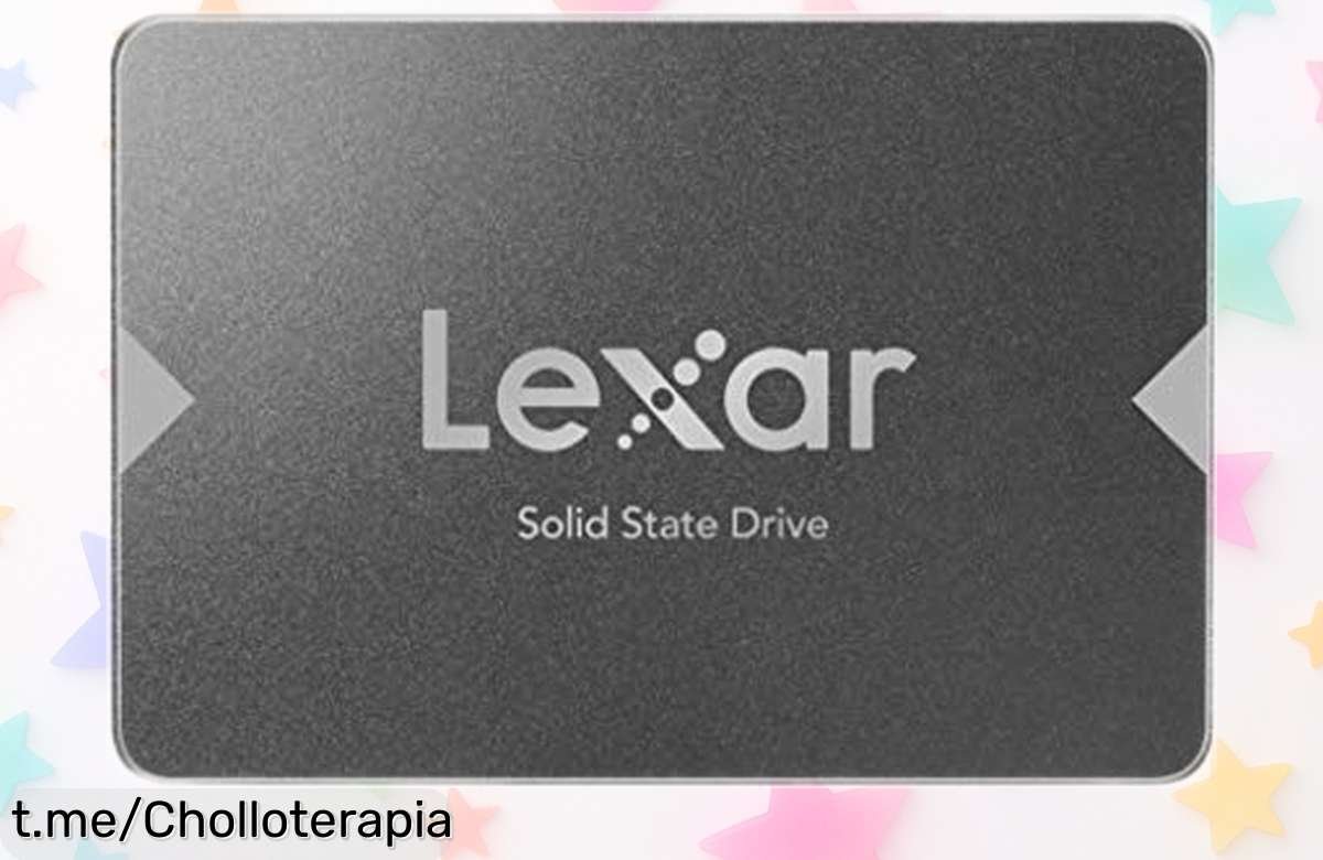 Unidad SSD Lexar rápida y potente con rebaja imperdible, haz que tu PC vuele a 520 MB/s y nunca dejes de disfrutar momentazos. ¡Date prisa antes que se disipe esta oportunidad!