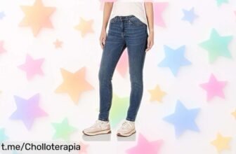 Vaqueros superceñidos de tiro alto Amazon Essentials, ¡caída de precio irresistible! Realza tu figura con esta oferta única y siéntete espectacular hoy mismo.