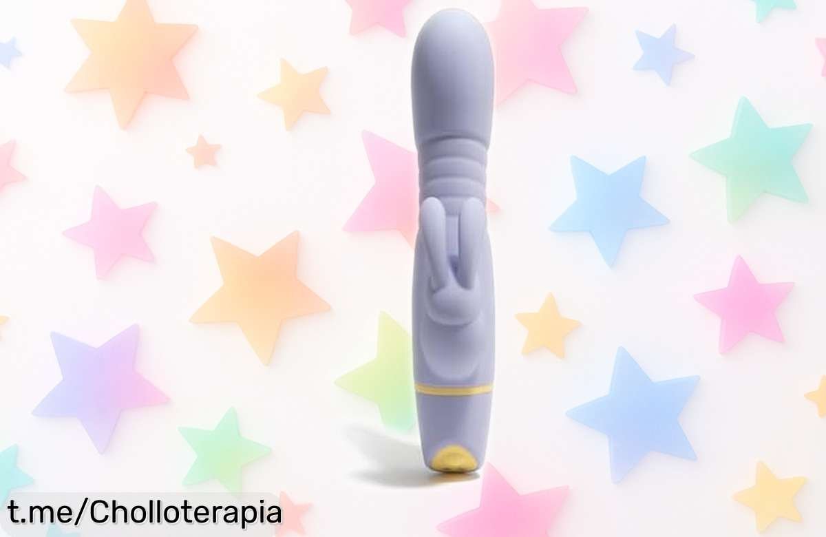 Vibrador conejito Platanomelón con 5 modos de vibración a precio rebajado, aprovecha este super chollo y añade un toque intenso a tu diversión ¡No dejes pasar esta oportunidad única!