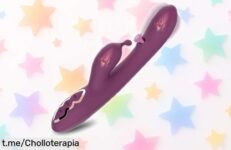 Vibrador de doble motor Tomvorks con succión potente a precio rebajado, aprovecha esta oferta única y regálate momentos inolvidables que te dejarán deseando más.
