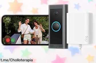 Videotimbre Ring cableado con vídeo HD 1080p a precio loco, habla en tiempo real y graba hasta 180 días. ¡No dejes pasar este super chollo para cuidar lo que amas!