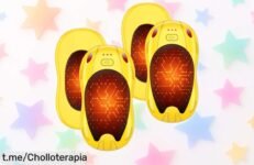 Warm your winter: Pack de 4 calentadores de manos USB recargables a precio rebajado que vuela, calidez rápida y hasta 9 horas de calor ¡No te lo pierdas!