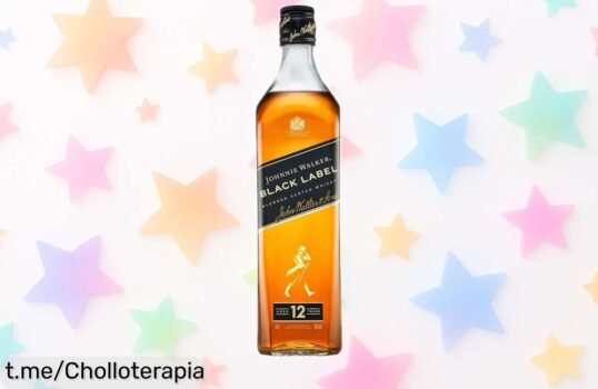 Whisky escocés Johnnie Walker Black Label 12 años, precio rebajado que no verás otra vez; ¡haz de cada sorbo un momento inolvidable y sorprende a los tuyos!