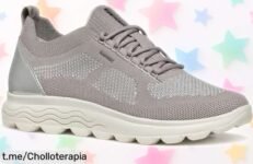 Zapatillas Geox D Spherica E en rock/silver a precio loco, un super chollo para lucir única y sentirte imparable ¡no te quedes sin las tuyas, que vuelan!