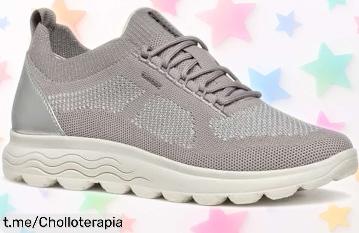 Zapatillas Geox D Spherica E en rock/silver a precio loco, un super chollo para lucir única y sentirte imparable ¡no te quedes sin las tuyas, que vuelan!