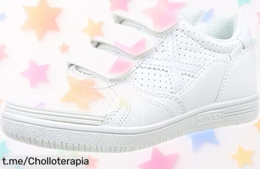 Zapatillas Munich G3 Kid Profit blancas, un ofertón a precio rebajado para que los peques vayan frescos y seguros; ¡no esperes más, esta oportunidad vuela!