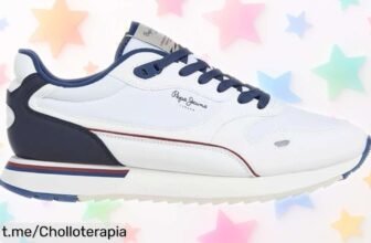 Zapatillas Pepe Jeans Bexley South blancas con un diseño moderno y detalles únicos, ¡precio rebajado que no puedes dejar escapar! Corre ya antes de que vuelen, siente la energía en cada paso.